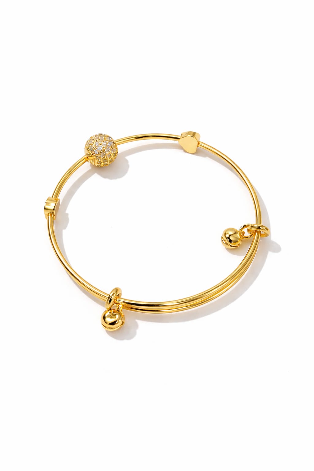 Golden Bloom Charm Bracelet