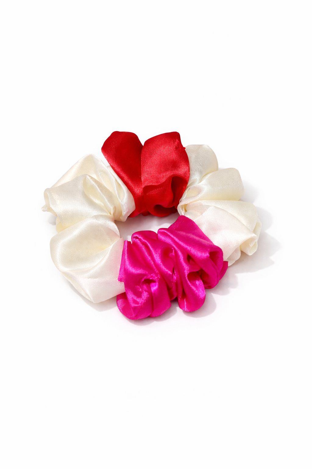 Luxe Satin Scrunchie – Multicolor